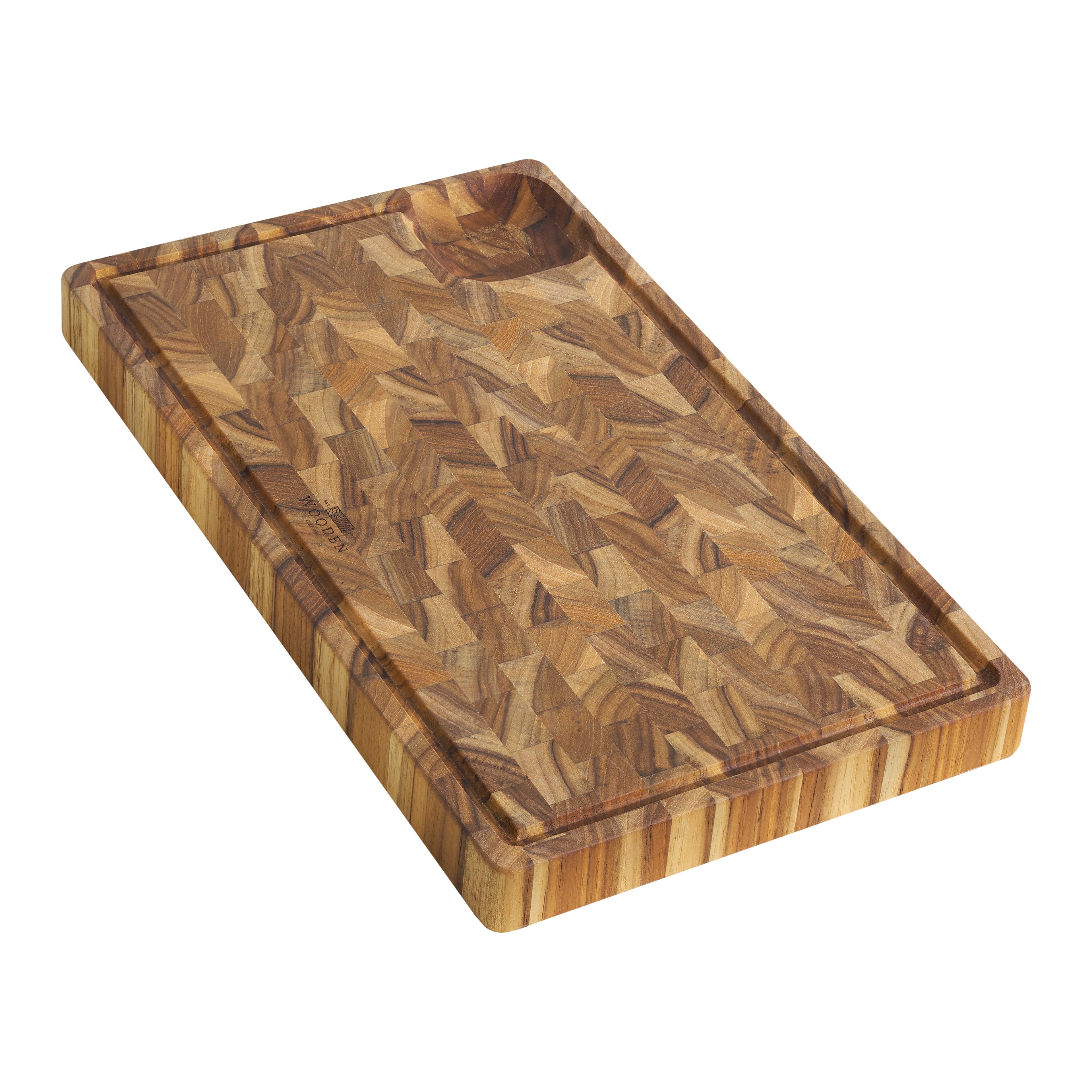The Usual - Butcher Block Teak Cutting Board