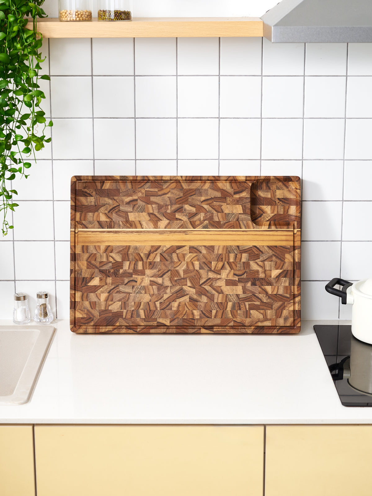 The XL - Butcher Block Teak Cutting Board
