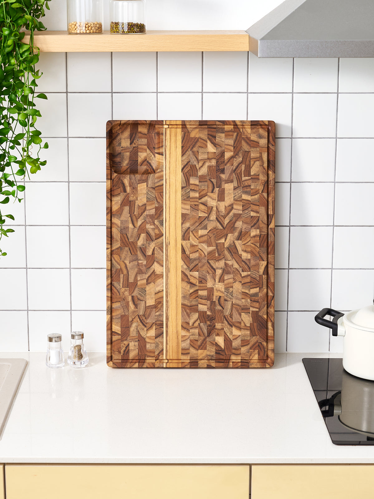 The XL - Butcher Block Teak Cutting Board
