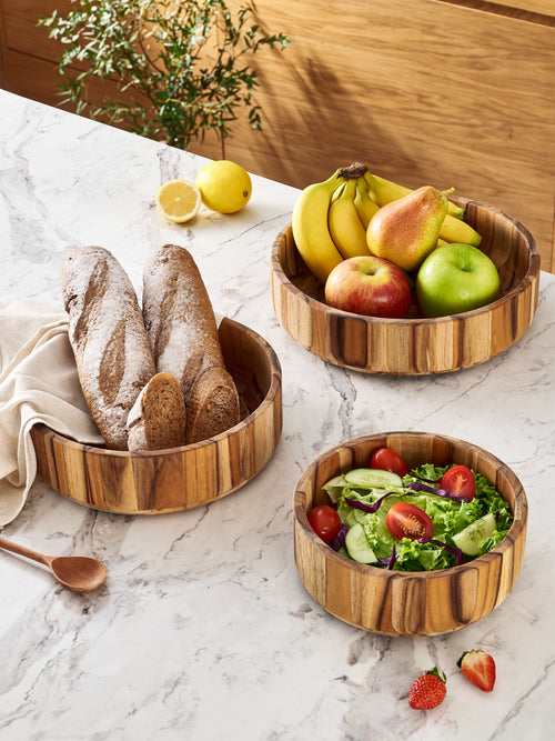 Teak Bowls